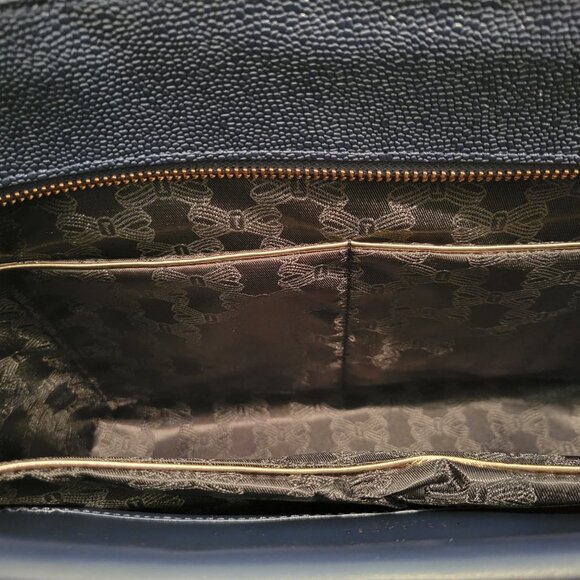 NWT Ted Baker 'Demmiee' Tote in Navy with Makeup Bag – Elegant Bow Detail - Picture 9 of 9